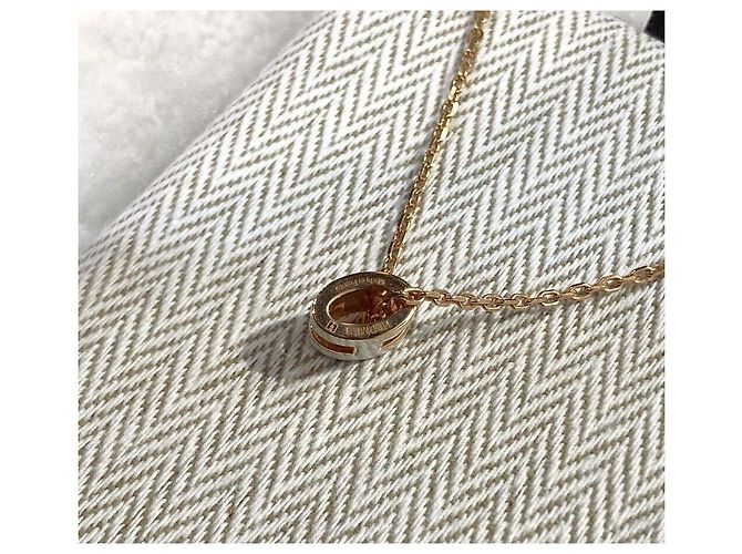 Hermès Colar Pop Mini Rose Gold Blanc Rosa - vista 2