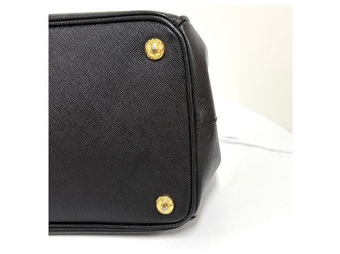 Prada Borsa Tote Saffiano Lux Nera Nero - vista 11