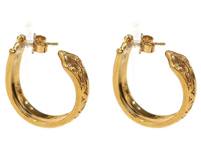 Louis Vuitton Nanogram Gold Ohrringe Golden - Ansicht 2