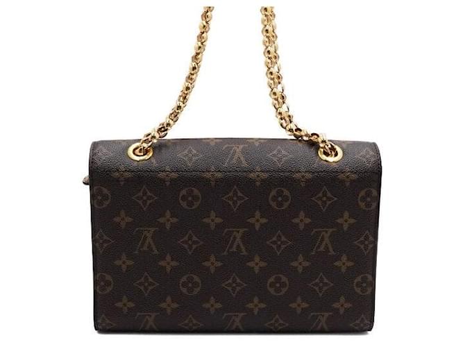 Louis Vuitton Borsa a tracolla e crossbody Monogram Python Victorie Flap Gold Chain Multicolore - vista 4