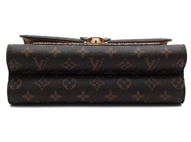 Louis Vuitton Borsa a tracolla e crossbody Monogram Python Victorie Flap Gold Chain Multicolore - vista 7