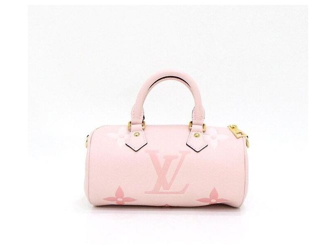 Louis Vuitton Borsa a mano e a tracolla Monogram Empreinte Papillon BB Rosa - vista 2