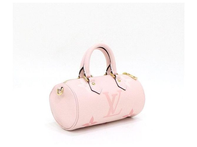 Louis Vuitton Borsa a mano e a tracolla Monogram Empreinte Papillon BB Rosa - vista 4