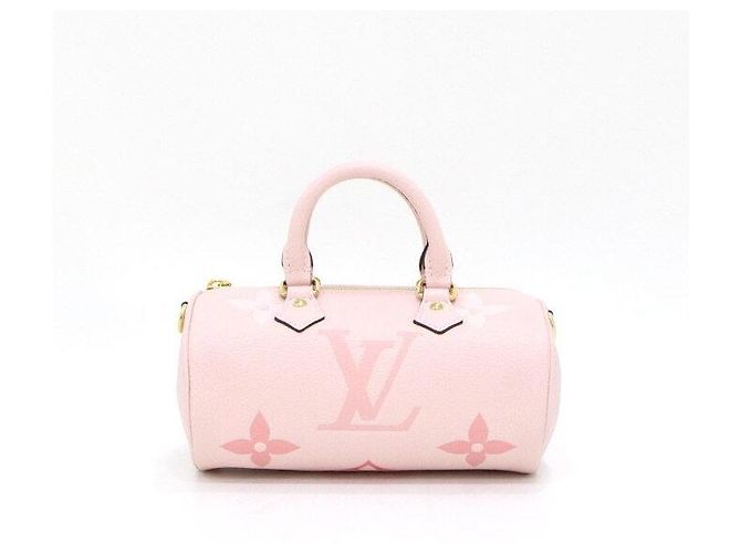 Louis Vuitton Borsa a mano e a tracolla Monogram Empreinte Papillon BB Rosa - vista 5