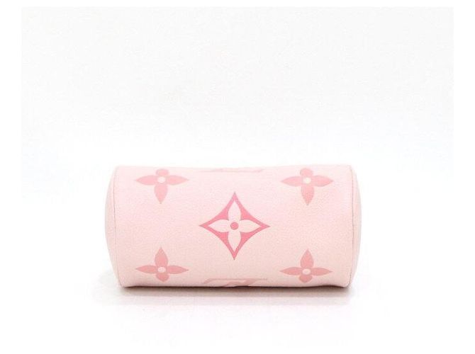 Louis Vuitton Borsa a mano e a tracolla Monogram Empreinte Papillon BB Rosa - vista 7