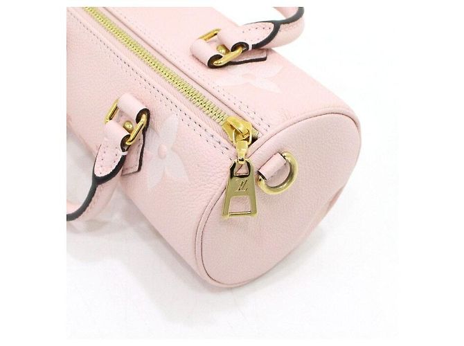 Louis Vuitton Borsa a mano e a tracolla Monogram Empreinte Papillon BB Rosa - vista 9