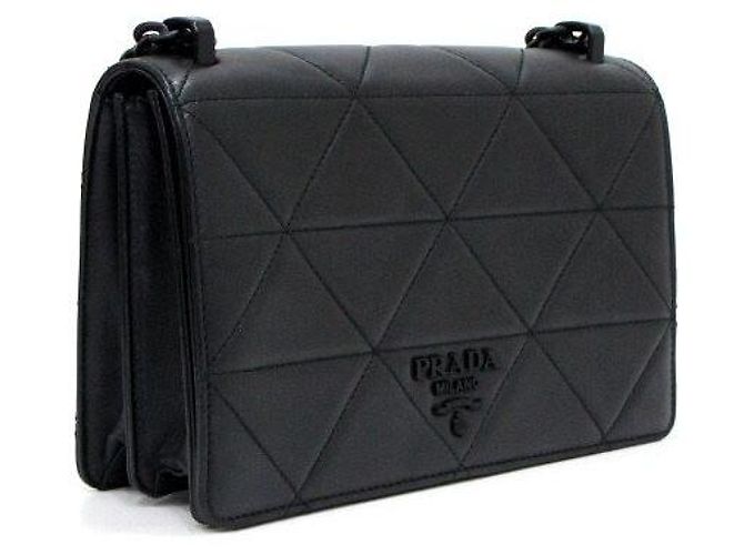Prada Borsa a tracolla e borsa a spalla Spectrum Nappa in pelle nera Nero - vista 3