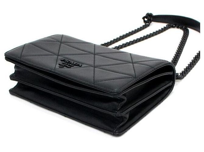 Prada Borsa a tracolla e borsa a spalla Spectrum Nappa in pelle nera Nero - vista 8
