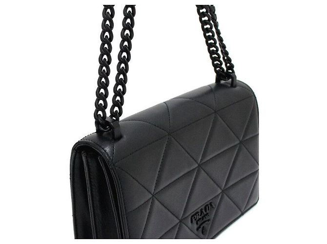 Prada Borsa a tracolla e borsa a spalla Spectrum Nappa in pelle nera Nero - vista 9