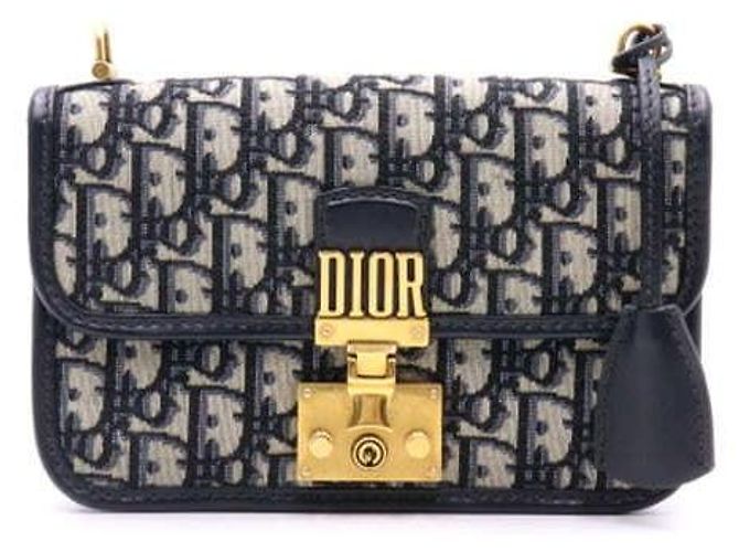 Dior Borsa a tracolla Addict in jacquard Oblique - vista 2