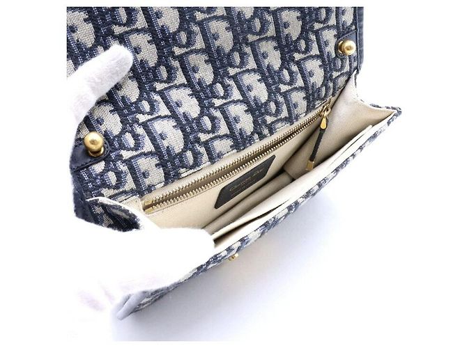 Dior Borsa a tracolla Addict in jacquard Oblique - vista 5
