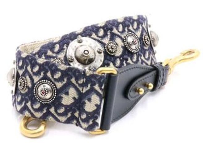 Dior Borsa a tracolla Addict in jacquard Oblique - vista 8