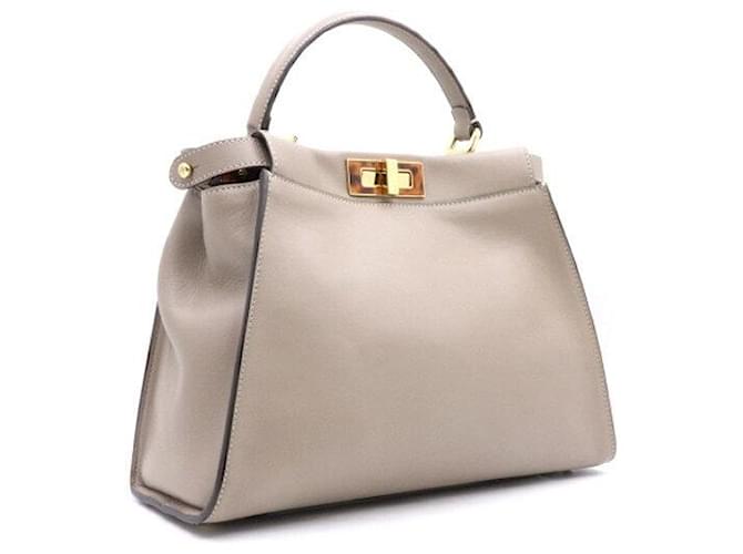 Fendi Borsa Tote e a Tracolla Peekaboo Medium Marrone - vista 3