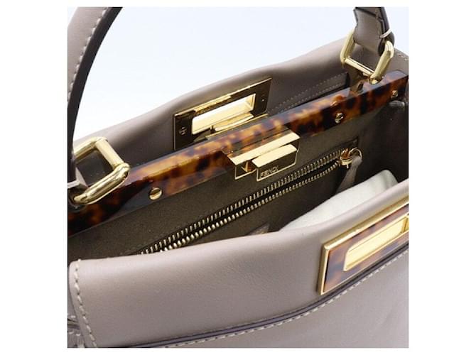 Fendi Borsa Tote e a Tracolla Peekaboo Medium Marrone - vista 5