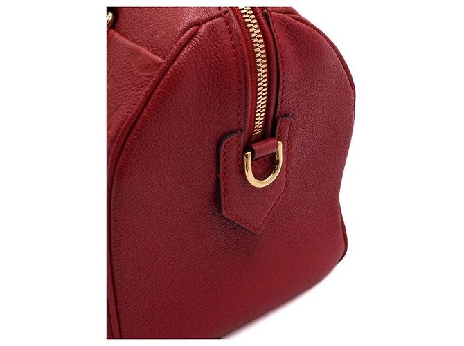 Louis Vuitton Borsa Tote e Borsa a Tracolla Speedy in Empreinte rossa Rosso - vista 10