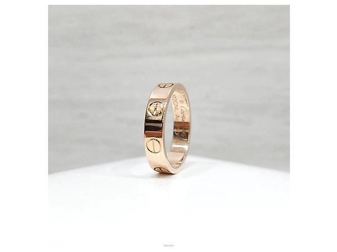 Cartier Anello Love Band Dimensione Small Pink Gold - vista 2