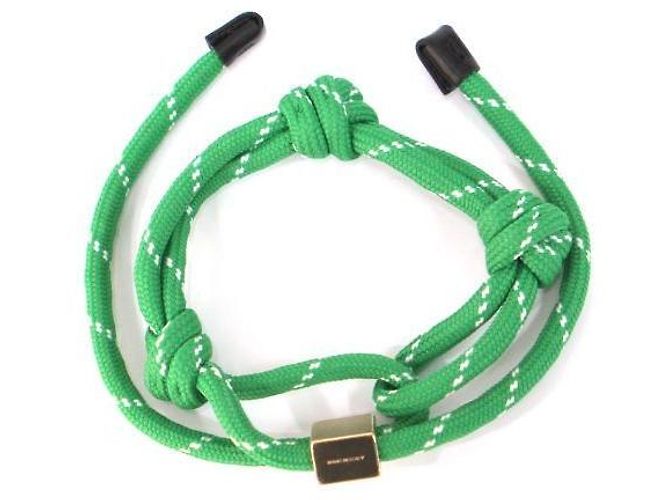 Miu Miu Bracciale in velluto a coste verde - vista 2