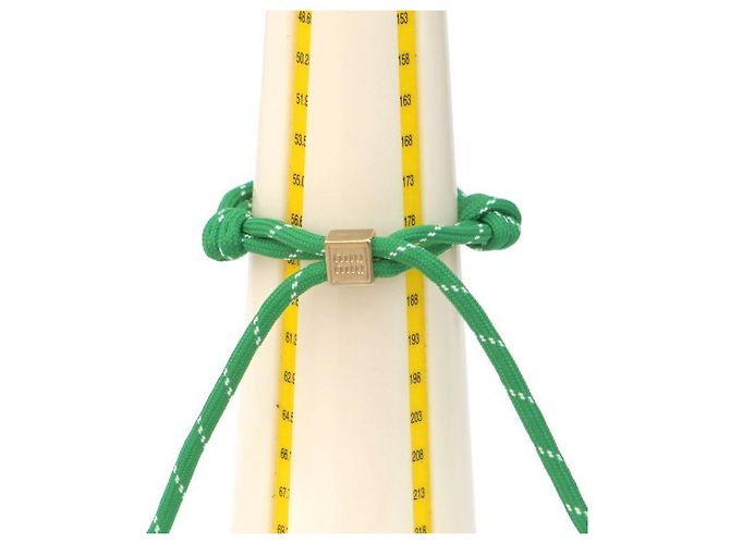 Miu Miu Bracciale in velluto a coste verde - vista 3