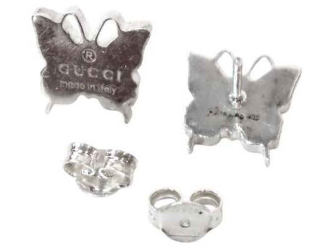Gucci Schmetterlings-Ohrringe aus Silber - Ansicht 4