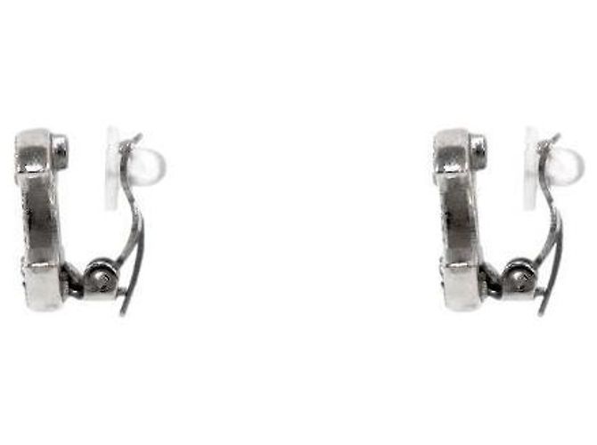 Chanel Orecchini CC argentati Argento - vista 2