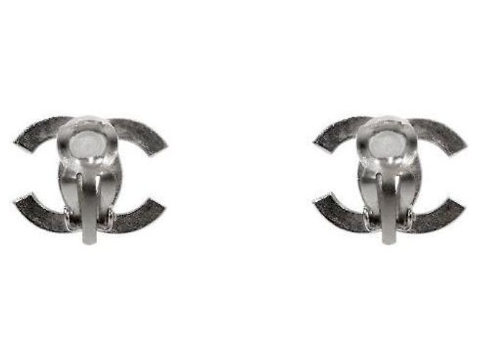 Chanel Orecchini CC argentati Argento - vista 3