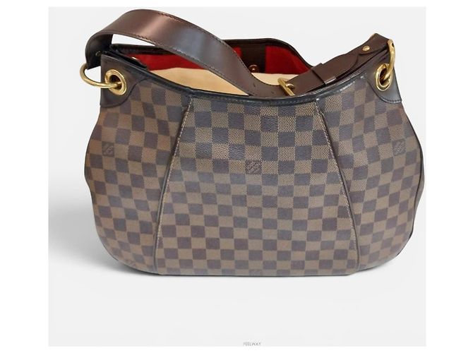 Louis Vuitton Galliera PM Schultertasche Damier Ebene Braun - Ansicht 2
