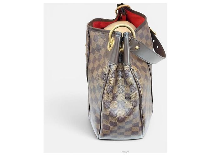 Louis Vuitton Galliera PM Schultertasche Damier Ebene Braun - Ansicht 3