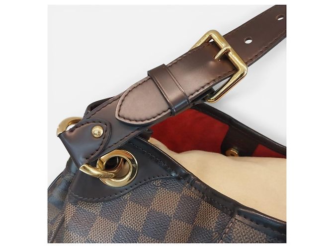 Louis Vuitton Galliera PM Schultertasche Damier Ebene Braun - Ansicht 8