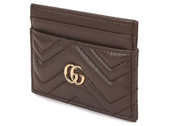 Gucci Portacarte Marrone - vista 4