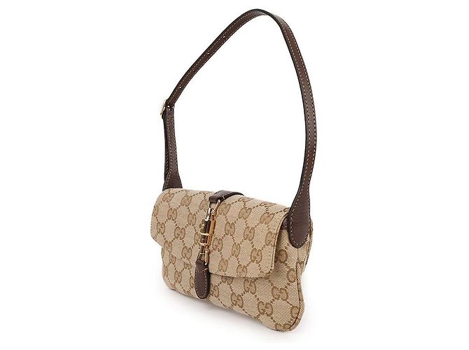 Gucci Borsa a spalla Jackie Small Marrone - vista 4
