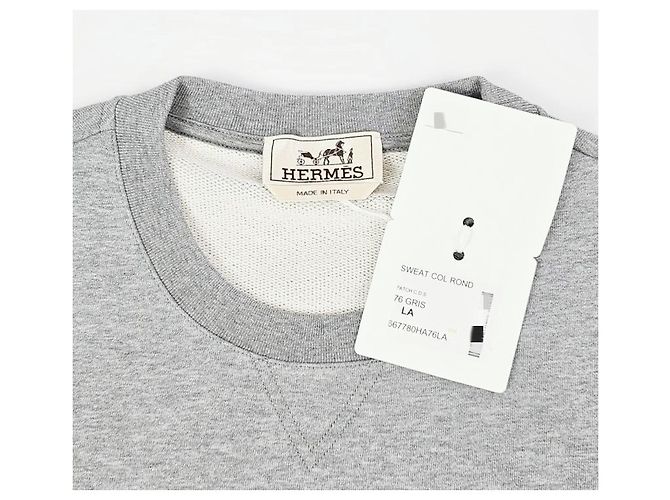 Hermès Crew Neck Long Sleeve Sweater Men Brown - view 12
