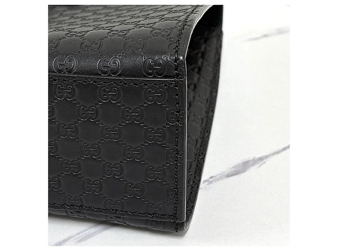 Gucci Borsa a tracolla Micro Gima Emily Chain Nera - vista 10