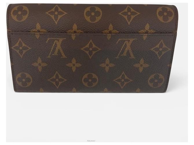 Louis Vuitton Sarah Wallet Carteira Longa Marrom - vista 2