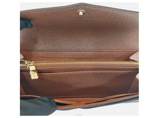 Louis Vuitton Sarah Wallet Carteira Longa Marrom - vista 3
