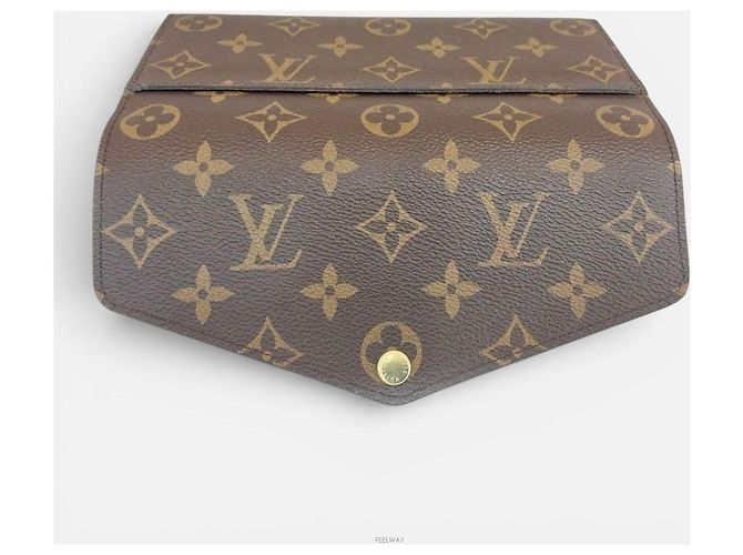 Louis Vuitton Sarah Wallet Carteira Longa Marrom - vista 5