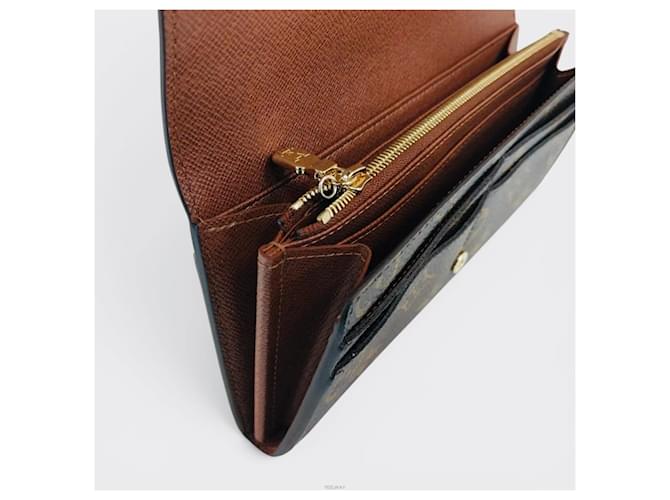 Louis Vuitton Sarah Wallet Carteira Longa Marrom - vista 6