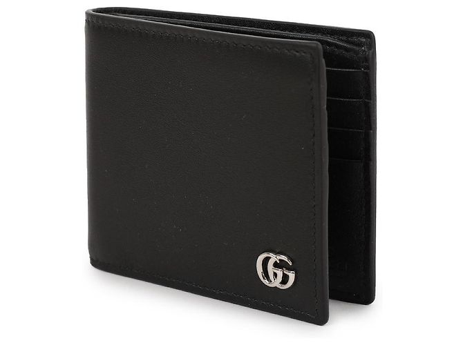 Gucci Portafoglio GG Marmont Nero - vista 4
