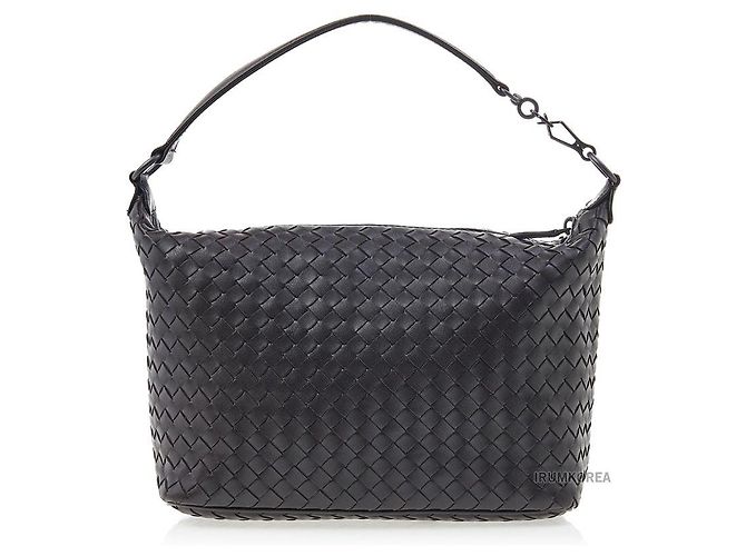 Bottega Veneta Borsa Tote Intrecciato Nero - vista 3