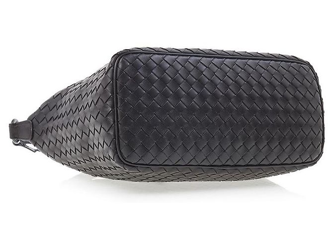 Bottega Veneta Borsa Tote Intrecciato Nero - vista 5