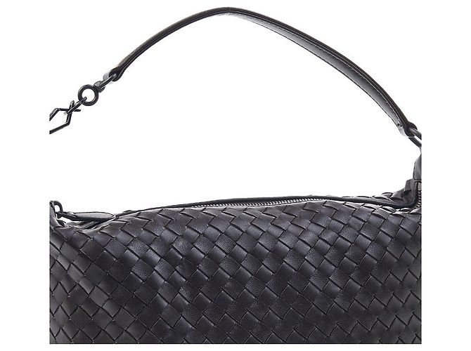 Bottega Veneta Borsa Tote Intrecciato Nero - vista 7