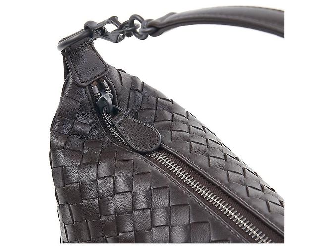 Bottega Veneta Borsa Tote Intrecciato Nero - vista 8
