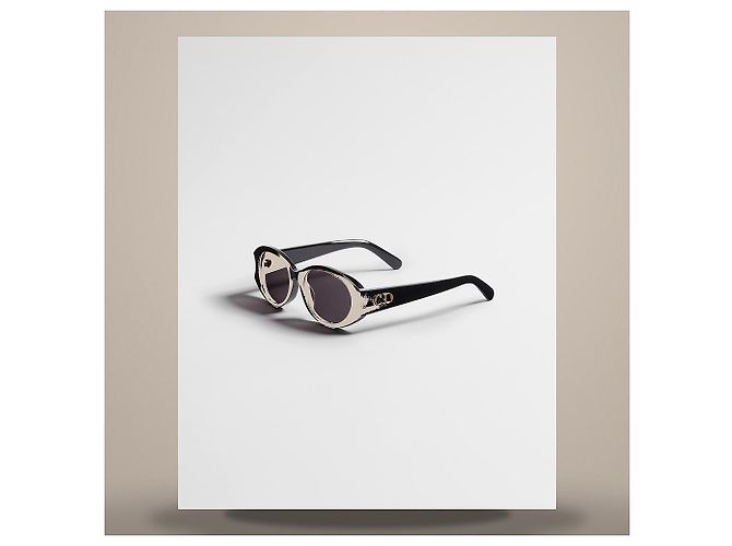 Dior Gafas de sol Glow Glossy Black Butterfly - vista 3