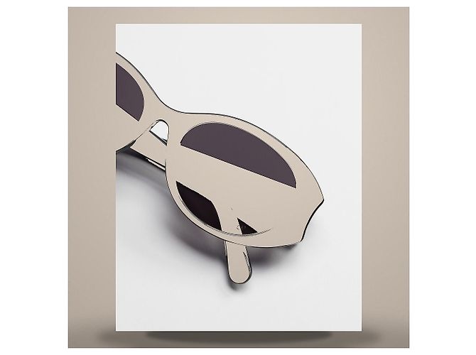 Dior Gafas de sol Glow Glossy Black Butterfly - vista 5