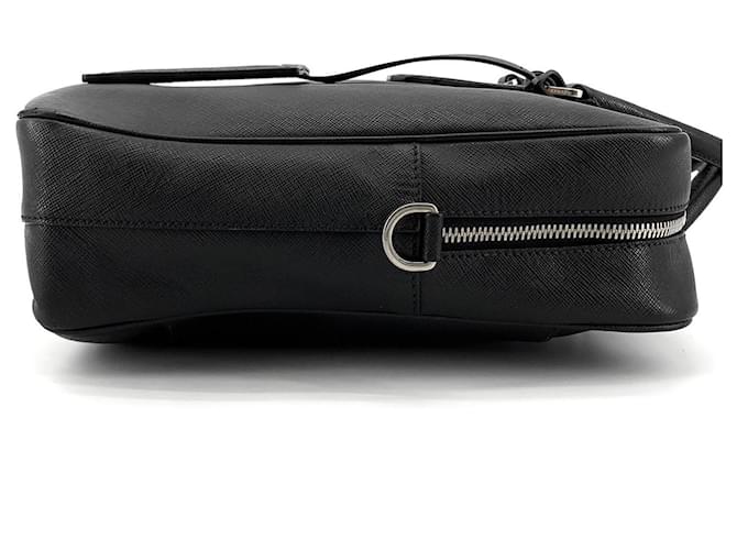 Prada Porte-documents Saffiano Noir - vue 5