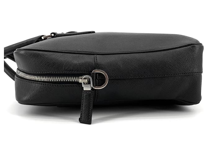 Prada Porte-documents Saffiano Noir - vue 6