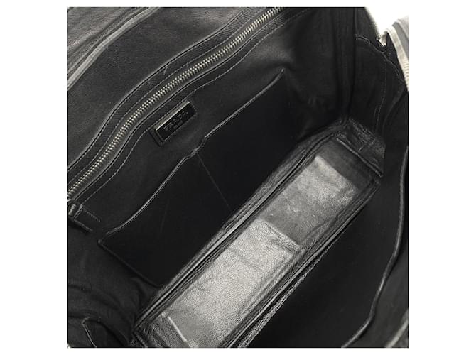 Prada Porte-documents Saffiano Noir - vue 8