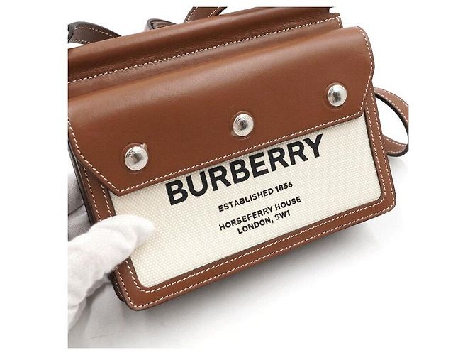 Burberry Picca borsa a tracolla con stampa Horse Ferry - vista 8