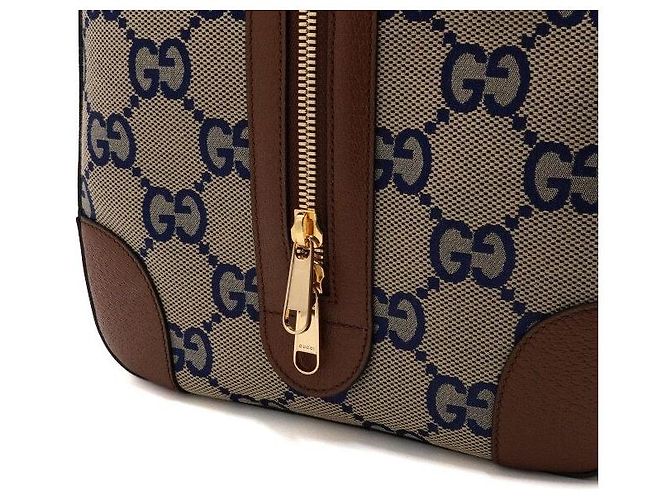 Gucci Borsa da viaggio Boston grande in tela, borsa tote e borsa a tracolla Multicolore - vista 8