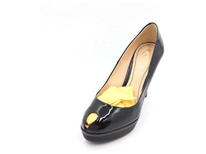 Tod's Lackleder High Heels für Damen in Schwarz - Ansicht 2