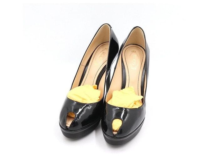 Tod's Lackleder High Heels für Damen in Schwarz - Ansicht 3